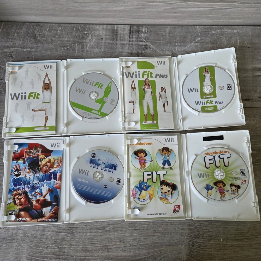 12 Nintendo Wii Game Lot Bundle Just Dance 1 2 3 Workout Zumba Cardio Wipeout - Picture 14 of 16